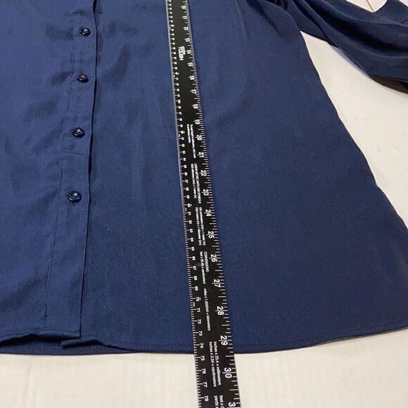 Susan Graver blue women’s top,Small - Picture 6 of 12